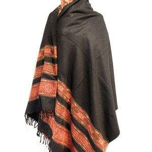 COPY - Woolen blanket shawl woolen throw scarf cape new